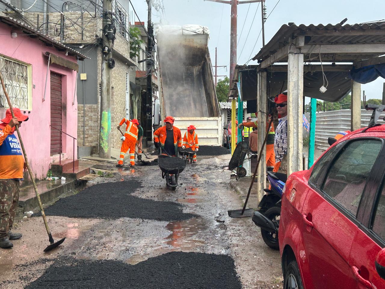 Malha viária recuperada