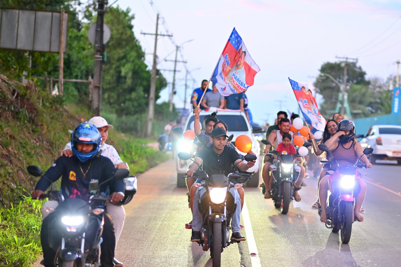 Carreata em Iranduba reforça articulações políticas no Amazonas