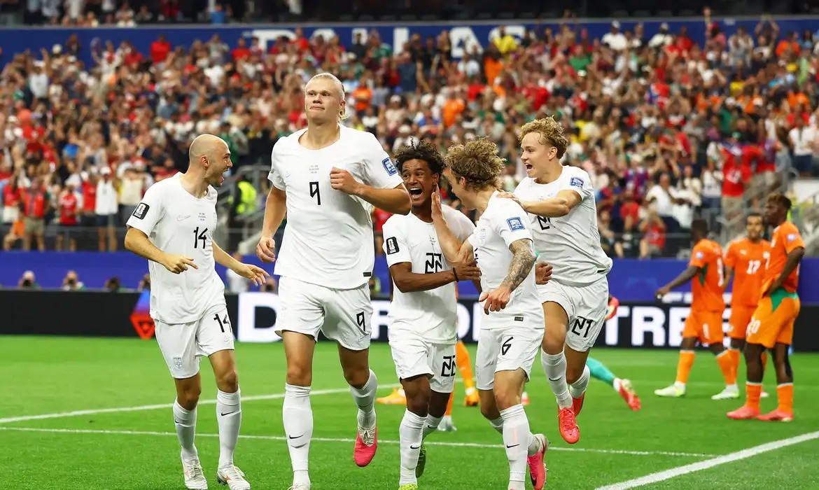 Haaland tenta surpreender o Brasil