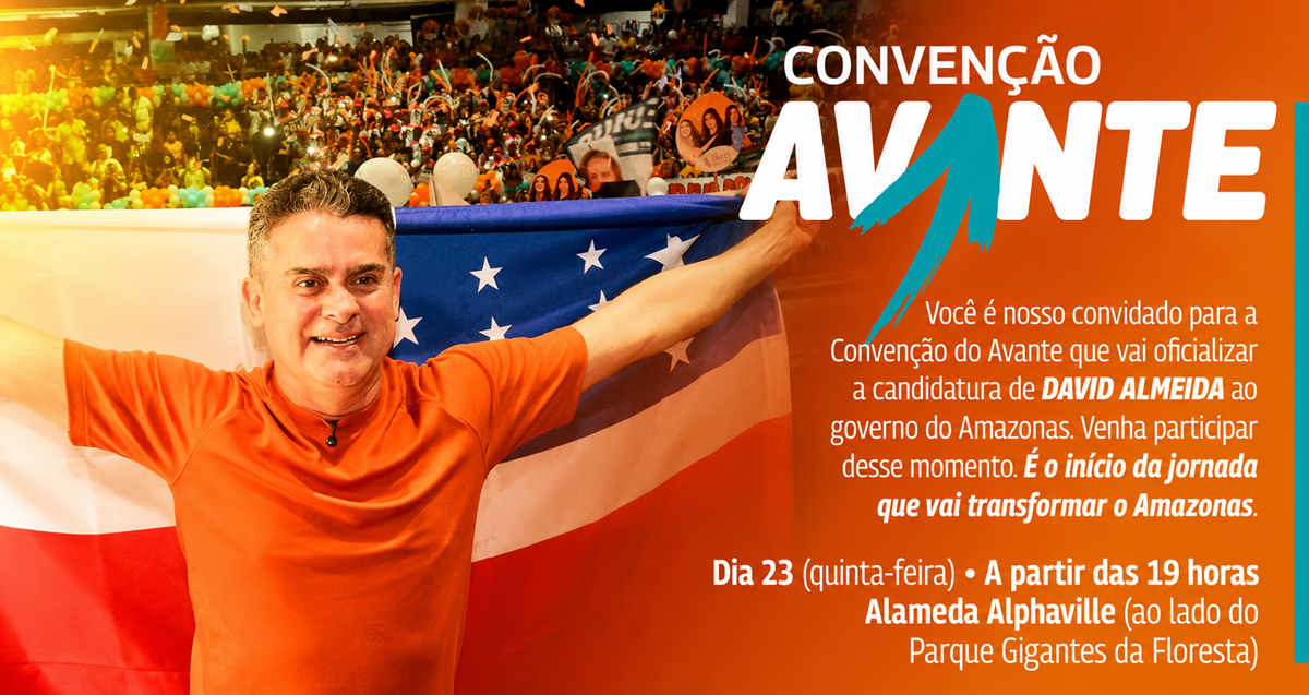 David Almeida lidera convenção da aliança eleitoral
