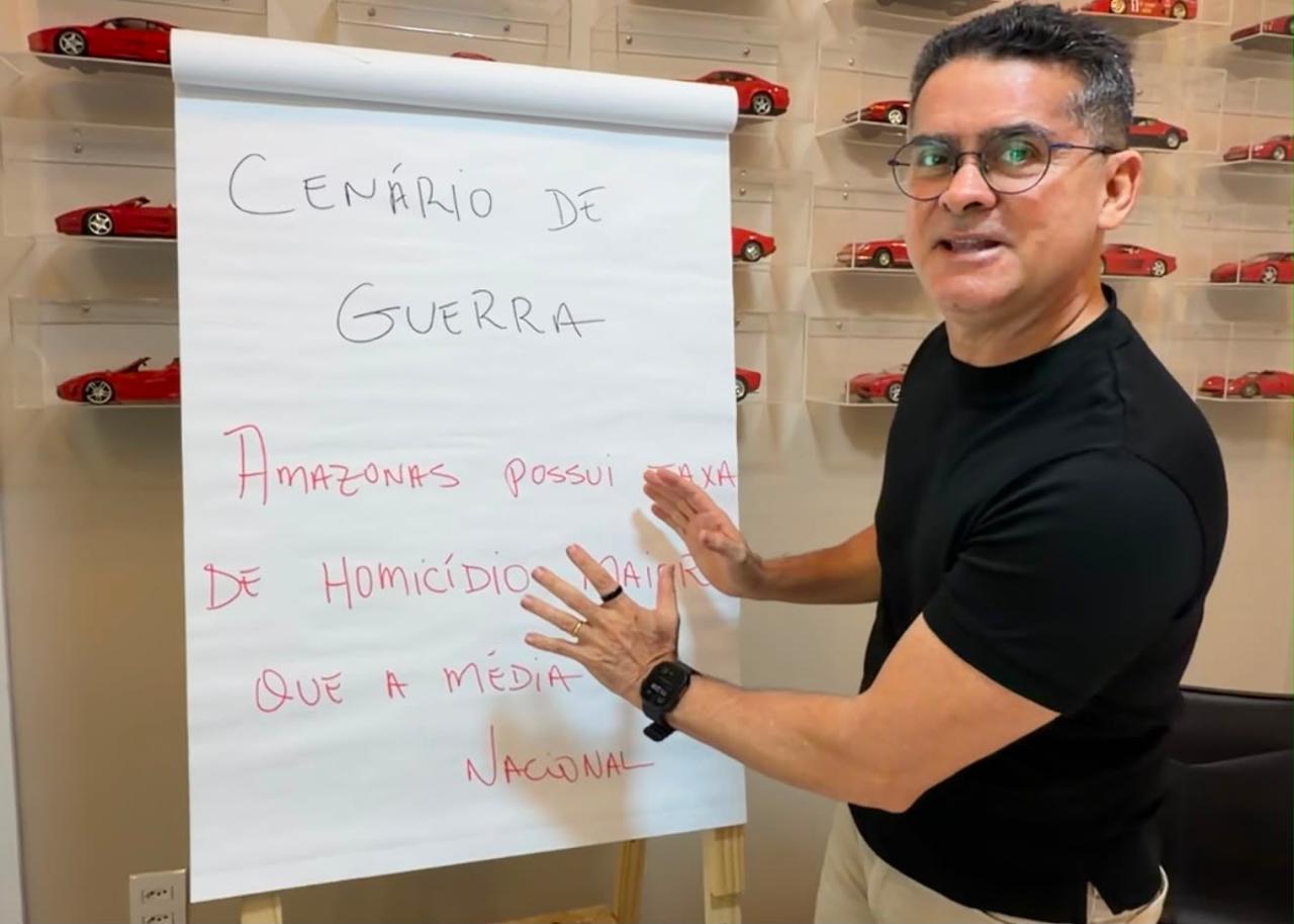 combate ao crime Amazonas, David Almeida, segurança pública, policiais AM, Governo Amazonas, eleições 2026