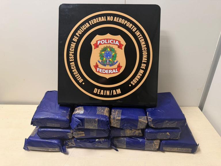 Droga é encontrada em mala no Aeroporto de Manaus